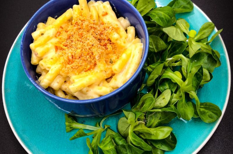 Mac And Cheese Mit Knoblauchbroseln Spitz Die Loffel